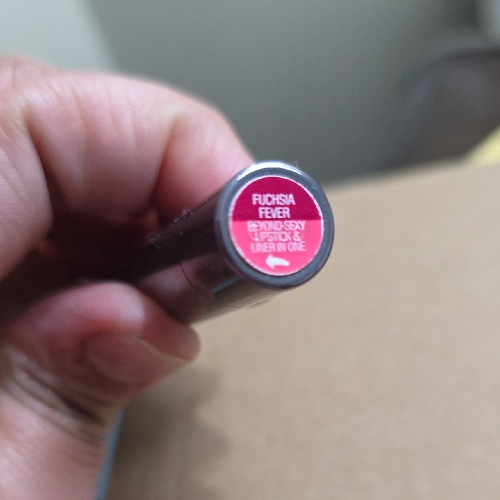 🌴 Benefit Double The Lip in Fuschia Fever Beyond Sexy Lipstick & Liner In 1 New - Picture 5 of 5